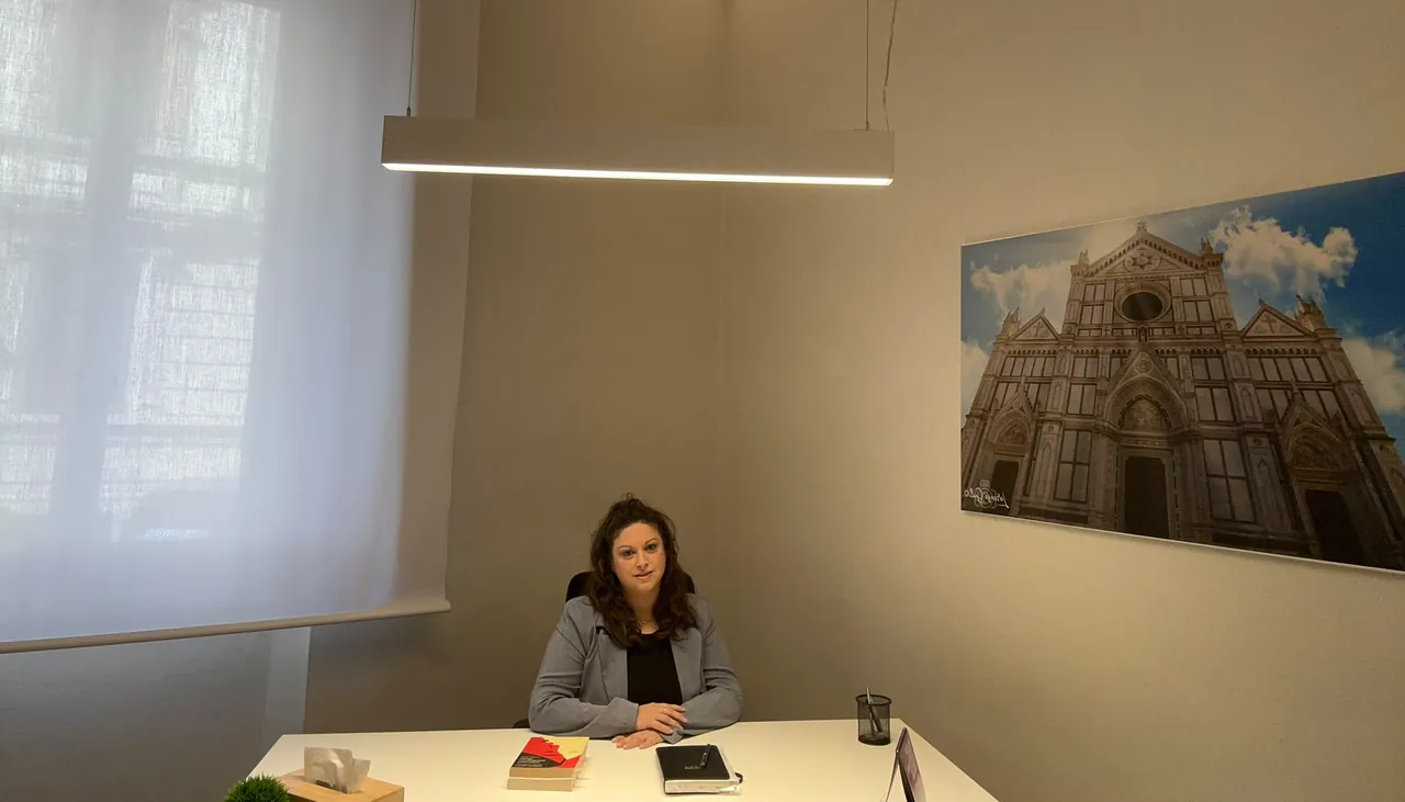 Lo studio presso StudioIn, in via Bonifacio Lupi a Firenze